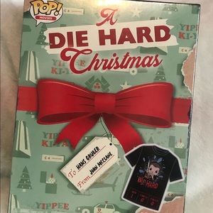 Die hard Christmas funko pop with Shirt